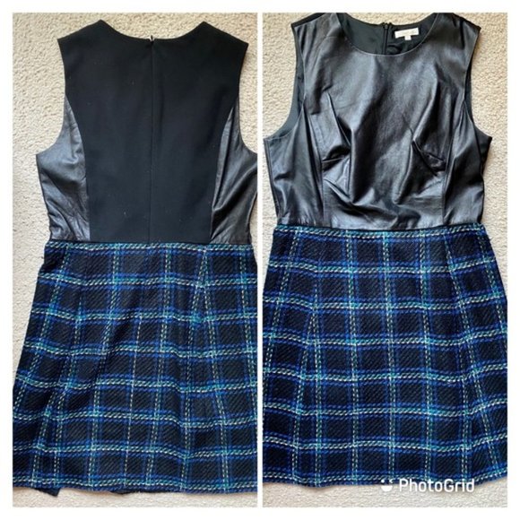 Shoshanna Everett Plaid combo Marlee dress - Picture 11 of 16